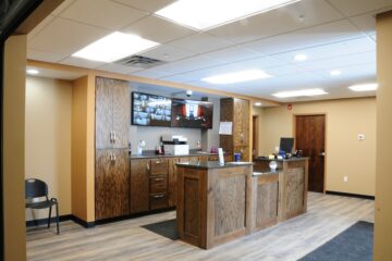 Office interior at Acorn Mini Storage - Bloomington.