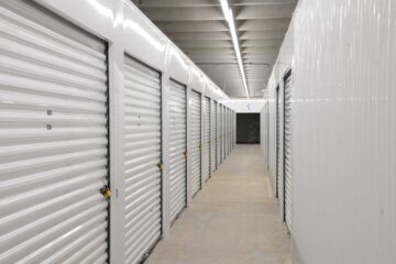 Indoor storage unit at Acorn Mini Storage - Bloomington.